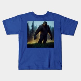 Sasquatch in Nature Kids T-Shirt